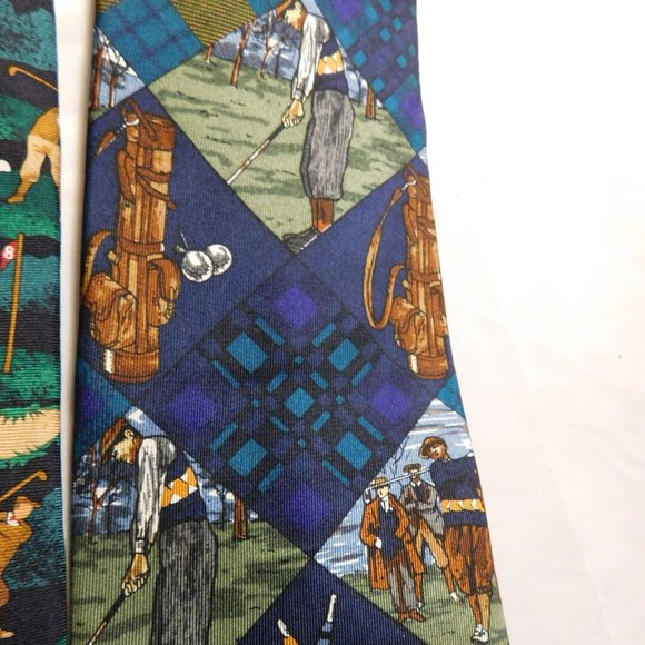 Ruff Hewn and Allyn Golf Theme Neck Ties - Picture 3 of 6